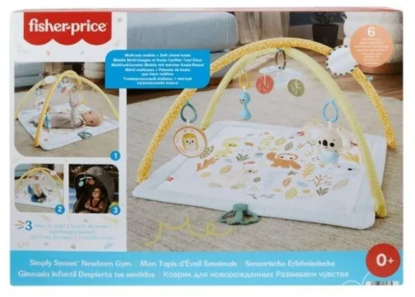 Tapete de Atividades Fisher Price Sensimals Simply Senses
