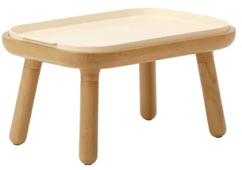 Umage Paff mesa lateral - Carvalho - Branco Pérola