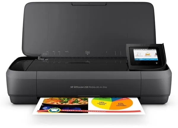 HP Officejet 250 Mobile All in One Impressora Multifuncional a Jato de Tinta - Cor - Tinta
