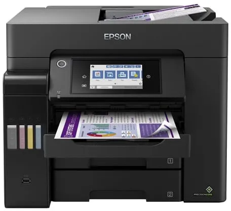 Epson EcoTank ET-5850 All in One Impressora Multifuncional com Fax - Cor - Tinta