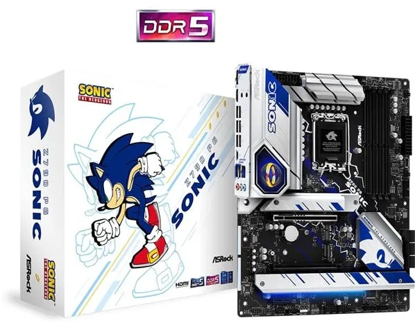 ASRock Z790 PG Sonic Placa-mãe - Intel Z790 - Intel LGA1700 Socket - DDR5 RAM - ATX