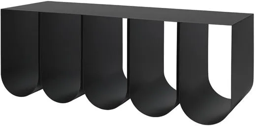 Kristina Dam Studio Curved Banco Preto