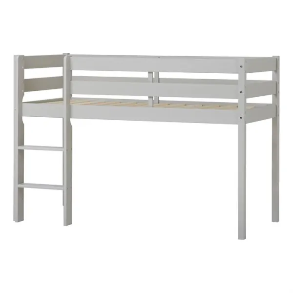 Hoppekids ECO Comfort cama meia-altura 90x200 cm - Dove Grey
