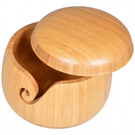 Infinity Hearts Tigela de Fio Bambu Natural 16x11cm