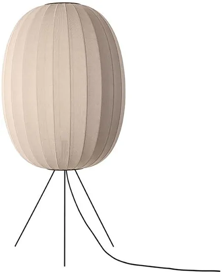 Made By Hand Knit-Wit High/Oval Luminária de Piso Ø65 Sand Stone