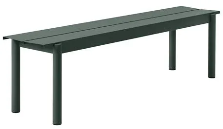Muuto Linear Steel Banco Verde Escuro 170 X 34 cm