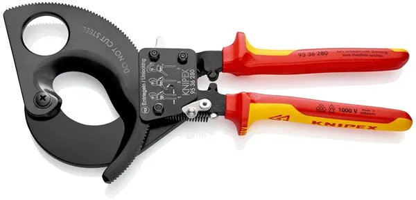 KNIPEX Cortador de Cabos 280 mm