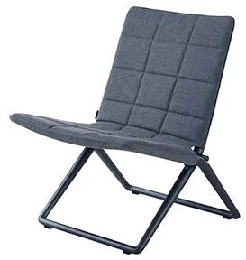 Cane-Line Traveller cadeira de lounge dobrável - Airtouch, cinza