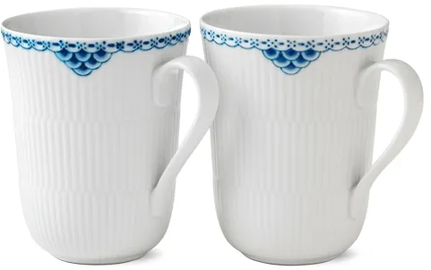 Royal Copenhagen Princesa caneca - 33 cl - 2 unid.