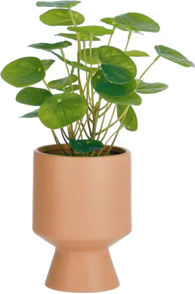 Bailey, planta artificial, rosa, H28x20x20 cm