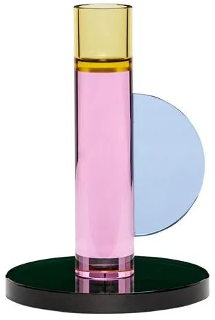 Hübsch Astro Castiçal Rosa
