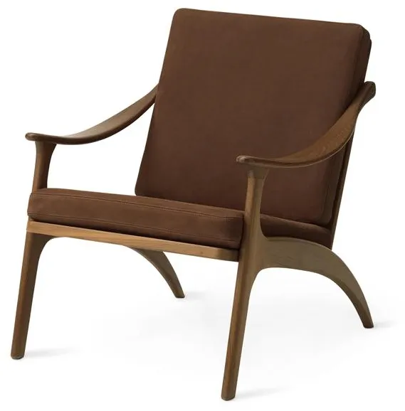 Cadeira Warm Nordic Lean Back Carvalho/Nabuk Terra