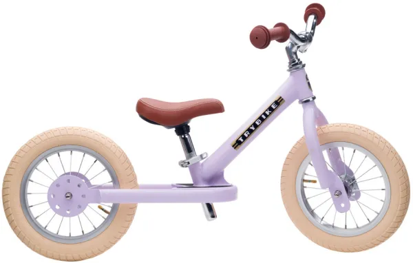 Bicicleta de equilíbrio, 2 rodas, Vintage Roxa