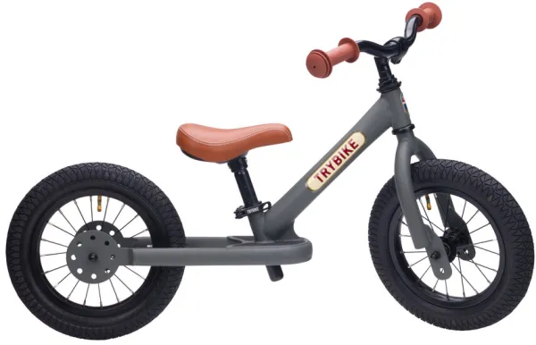 Bicicleta de equilíbrio, 2 rodas, Cinza antracite
