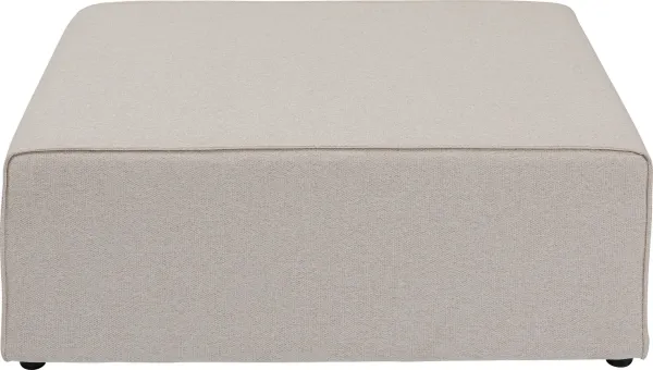 KARE DESIGN Infinity Pouff Elements Cream Módulo - poliéster e polipropileno em tom creme (68x100)