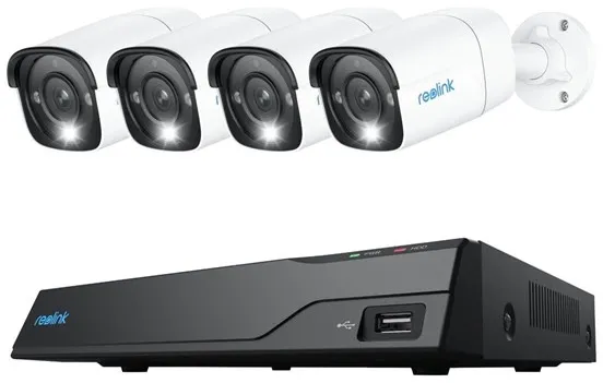 REOLINK NVS8-12MB4 - NVR + câmera(s) - com fio (Ethernet 10Base-T/100Base-T) - alimentado por AC PoE