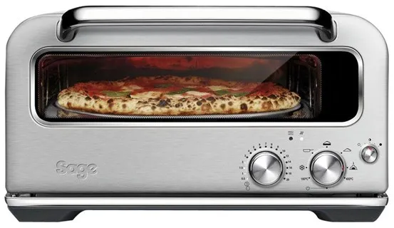 Sage SPZ820BSS4EEU1 the Smart Oven Pizzaiolo - forno de pizza - aço inox escovado