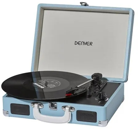 DENVER VPL-120 - toca-discos - Toca-discos Azul