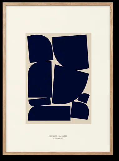 Peléton Shapes of Curves 06 50x70 Pôster