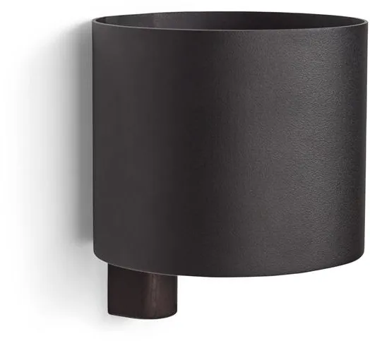 Gejst Kollage Cachepô Preto/Carvalho