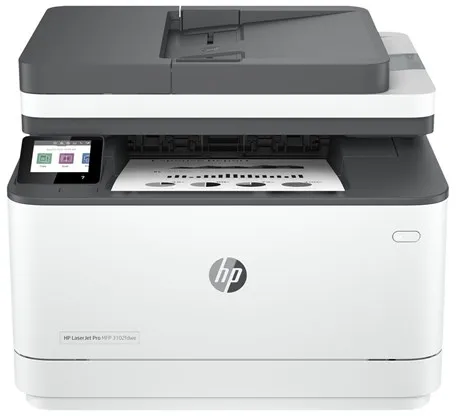 HP LaserJet Pro MFP 3102fdwe Mono Laser All in One Impressora a Laser Multifuncional com Fax - Preto e Branco - Laser