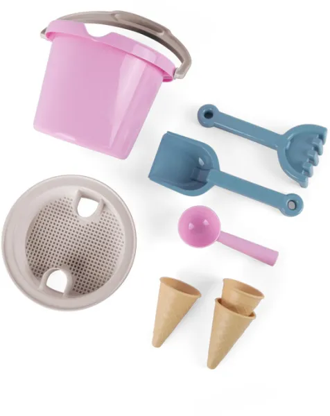 Conjunto de Balde Thorbjorn com Casquinhas de Sorvete