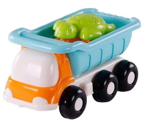 Cavallino Toys Caminhão de Praia com 4 Formas de Areia Azul