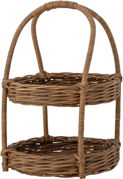 CREATIVE COLLECTION Cesta de Servir Dinna, Marrom, Capim Bankuan