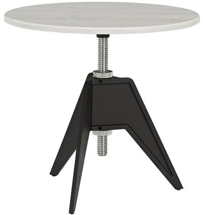 Tom Dixon Screw Mesa Lateral Ø60 Branco