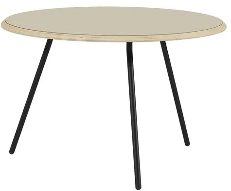 Woud Soround Mesa de Centro Bege Laminado Ø75 H49