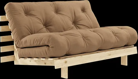 Karup Design Roots Sofá-cama com Colchão 140x200 755 Mocca/Pinho