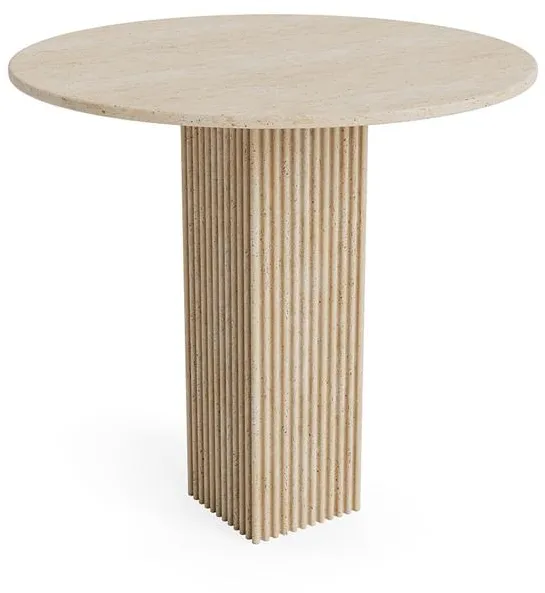 NORR11 SoHo Mesa de Jantar Ø80 Travertino