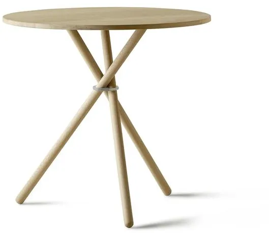 Mesa de Café Eberhart Aldric Ø80 Carvalho Claro