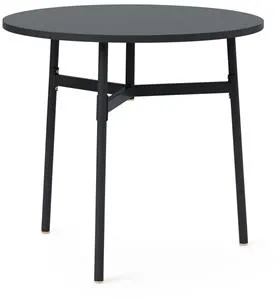 Normann Copenhagen Union Mesa Preta Ø80 X A74,5 cm