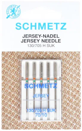 Agulhas para Máquina de Costura Schmetz Jersey 70 - 5 unid.
