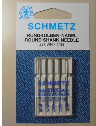Agulhas para Máquina de Costura Schmetz 287 WH-1738 Tamanho 90 - 5 unid.