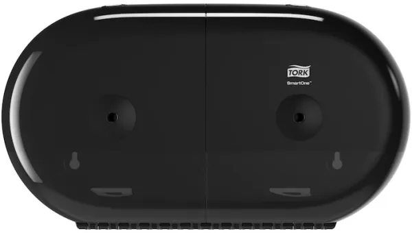 Tork SmartOne T9 Twin, dispensador de papel higiênico, preto