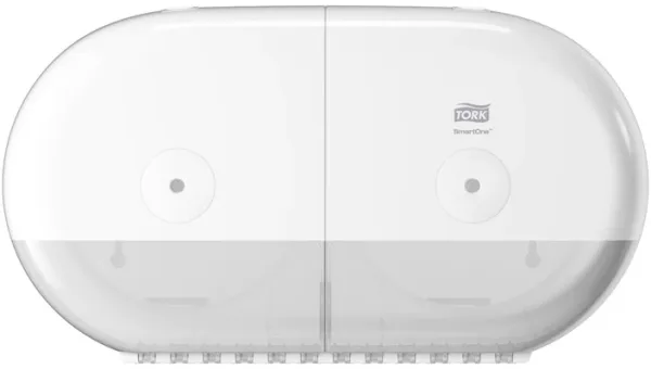 Tork SmartOne T9 Twin, dispensador de papel higiênico, branco