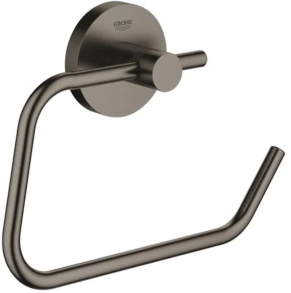 Grohe Essentials suporte para papel higiênico, grafite escovado hard