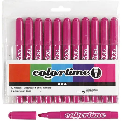 Creativ Company Canetas Jumbo Rosa 12 unid.