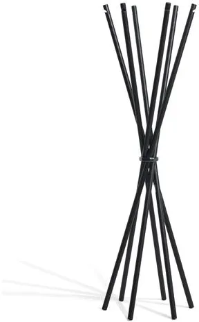 Møbel Copenhagen Coat Cabide de Roupa Freixo Pintado de Preto/Preto Fosco