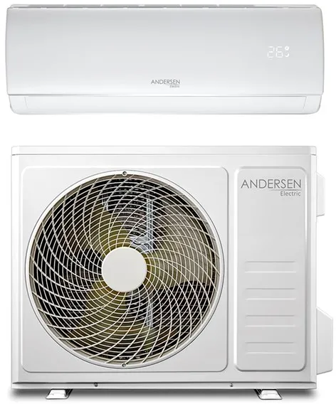 Andersen Electric AE 12000 bomba de calor ar/ar com WiFi, 3,8 kW, 5–72 m², branco