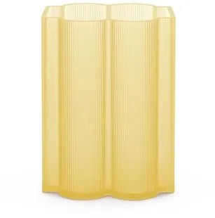 Kartell Okra Vaso Baixo Amarelo