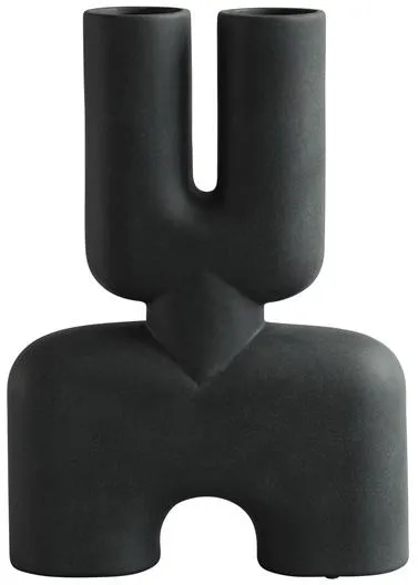 101 Copenhagen Cobra Double Vase Hexa Preto