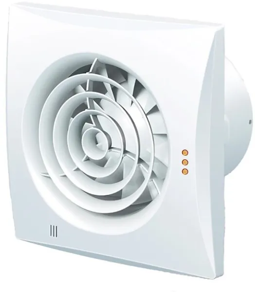 Ventilador Duka Pro 32TH com controle de umidade e tempo, Ø125 mm, branco