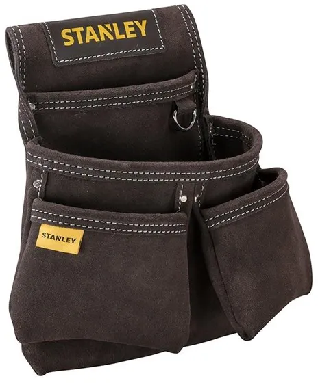 Bolsa de pregos dupla de couro Stanley